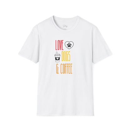 Love, Dogs & Coffee T-Shirt