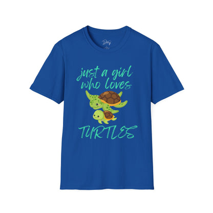 Just A Girl Who Loves Turtles T-Shirt