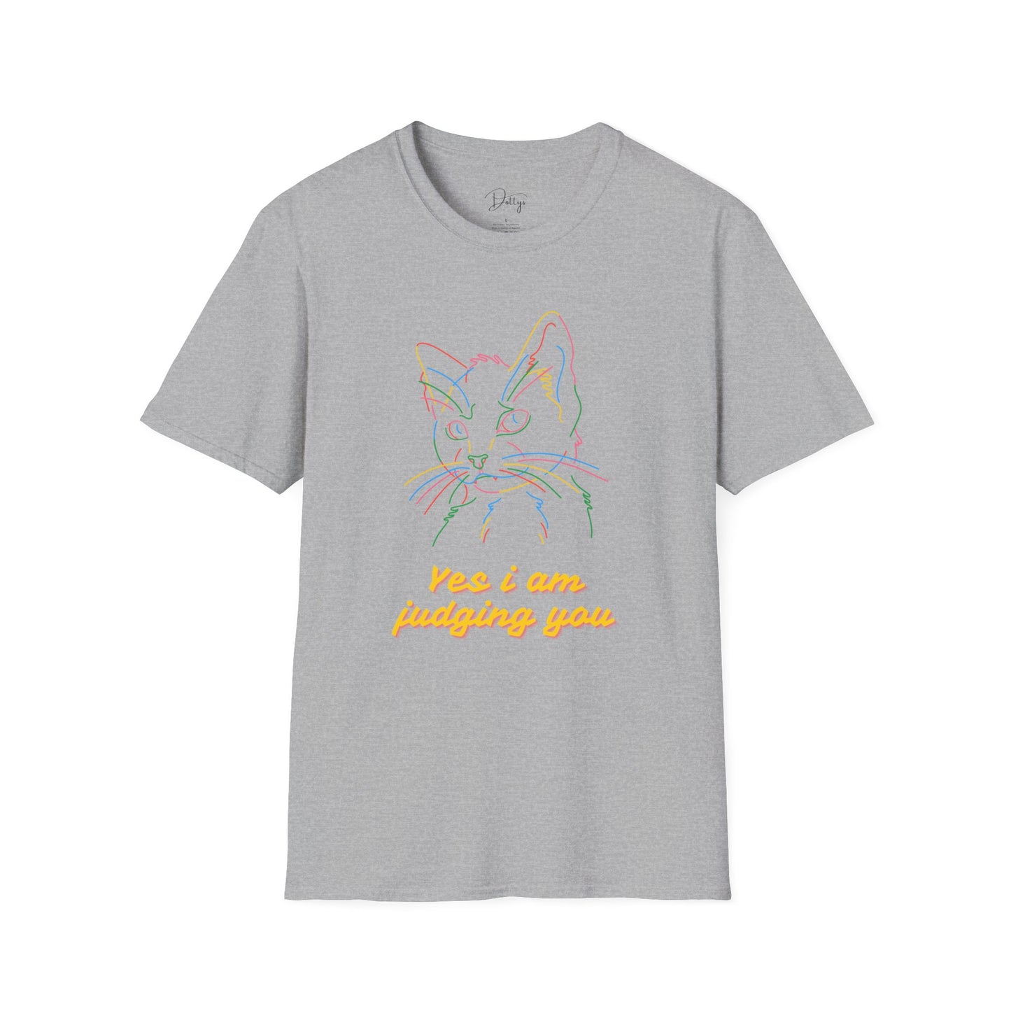 Funny Judgy Cat T-Shirt