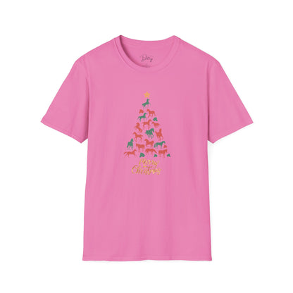 Horse Christmas Tree T-Shirt