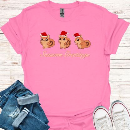 Christmas Chipmunks T-Shirt