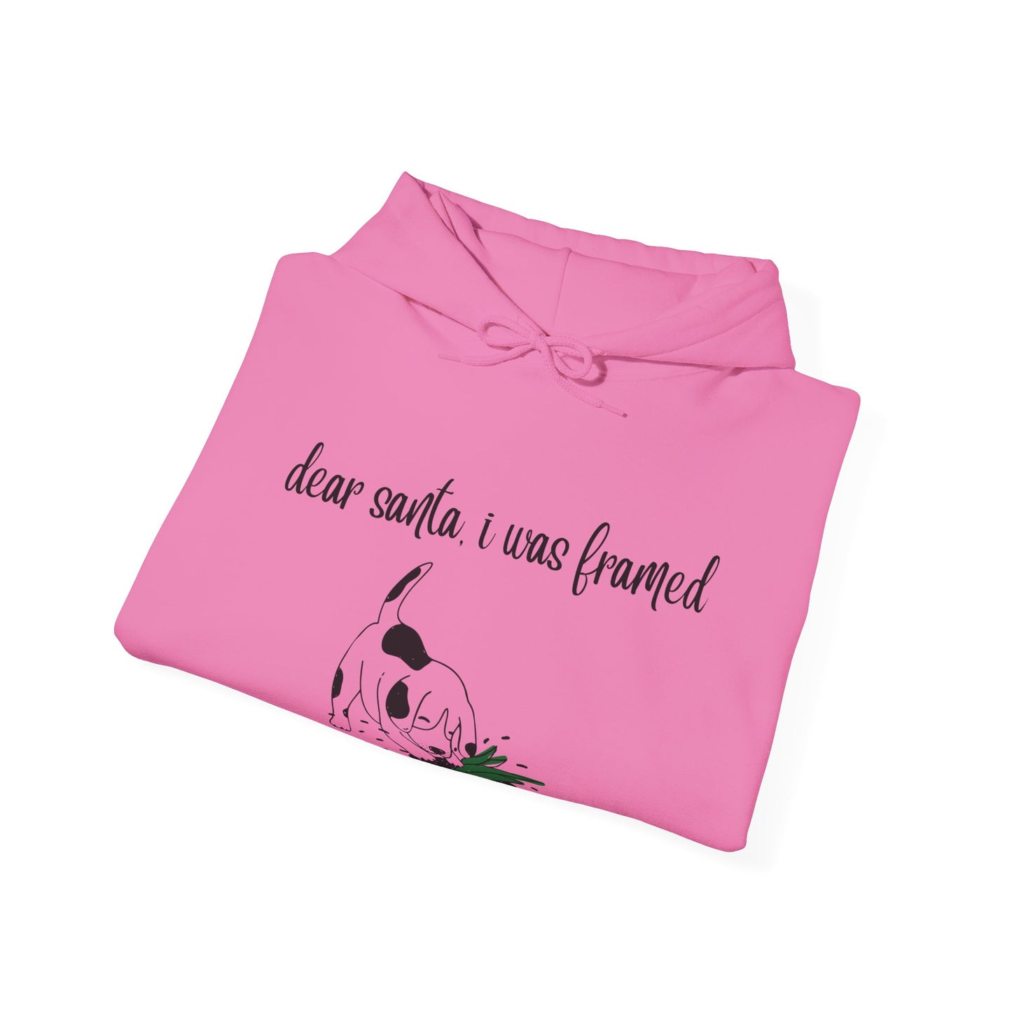 Dear Santa I Was Framed Hoodie