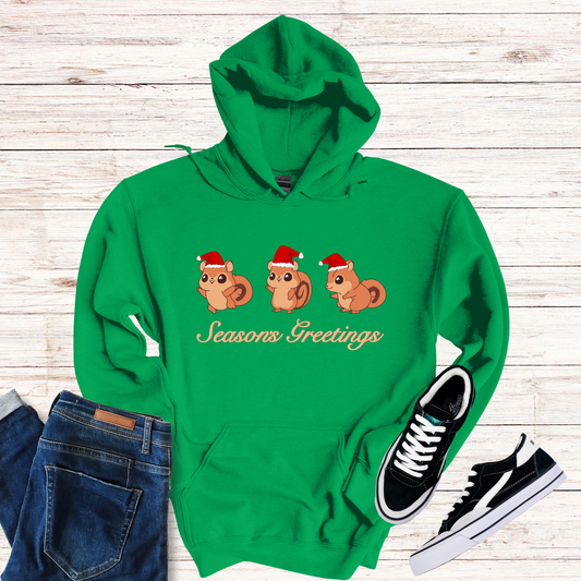 Christmas Chipmunks Hoodie