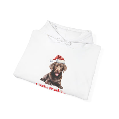 Chocolate Labrador Christmas Hoodie