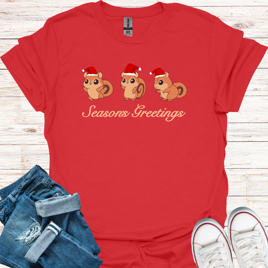 Christmas Chipmunks T-Shirt