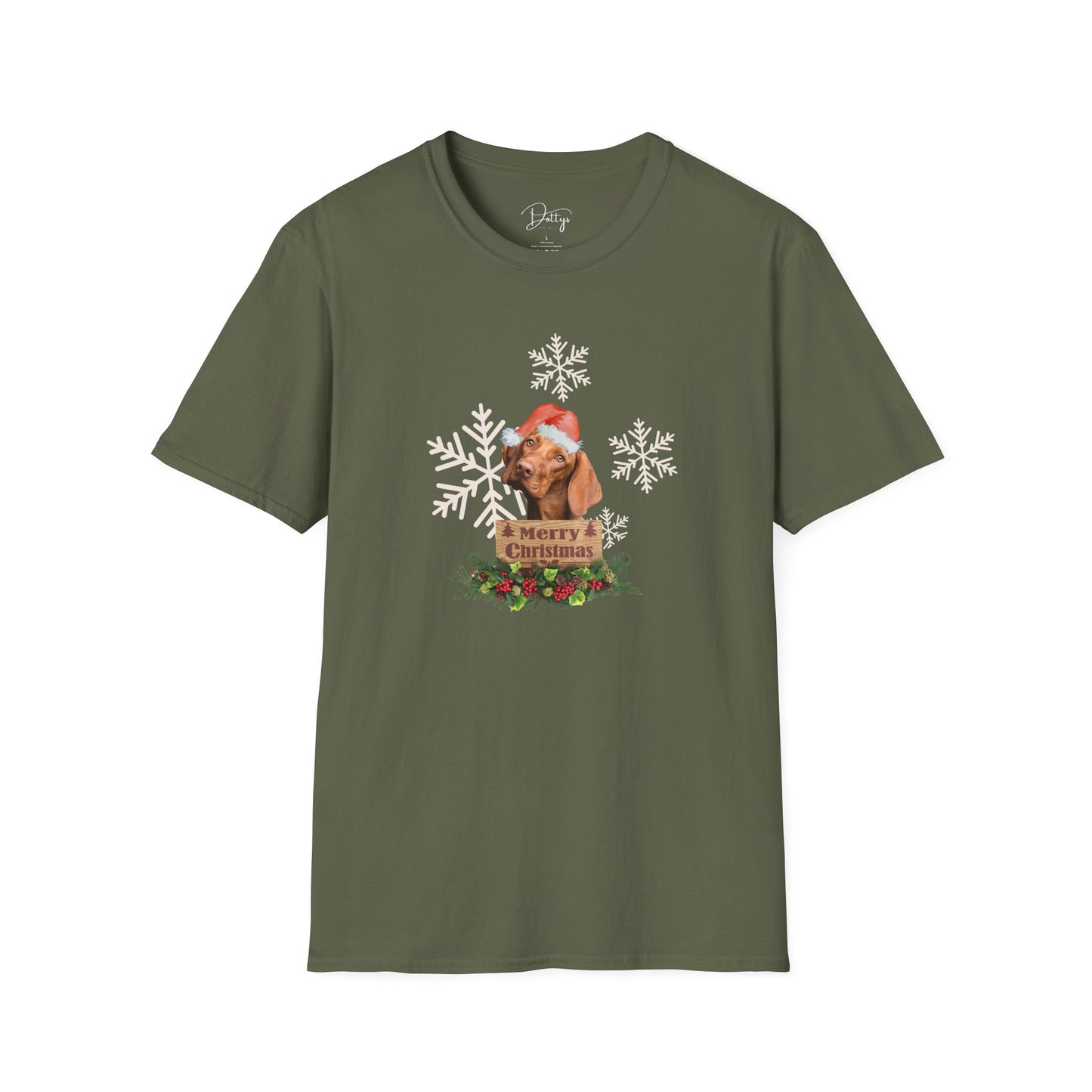 Merry Christmas Dog T-Shirt