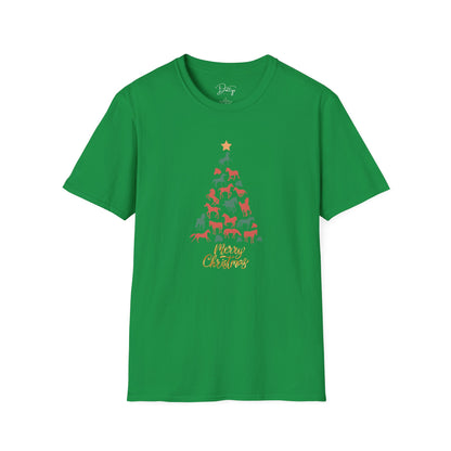 Horse Christmas Tree T-Shirt