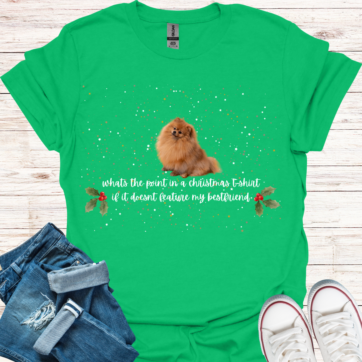 Pomeranian - Bestfriend Christmas T-Shirt