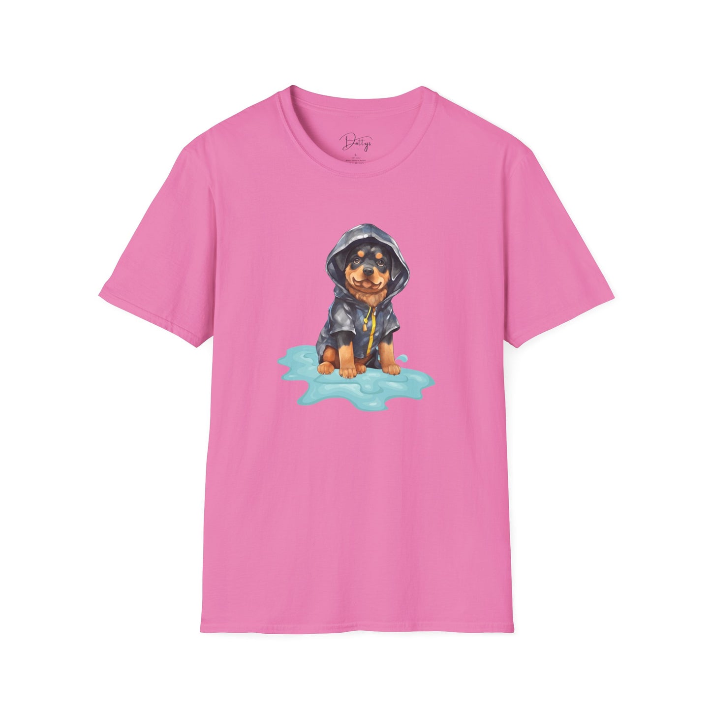 Rottweiler In A Raincoat T-Shirt