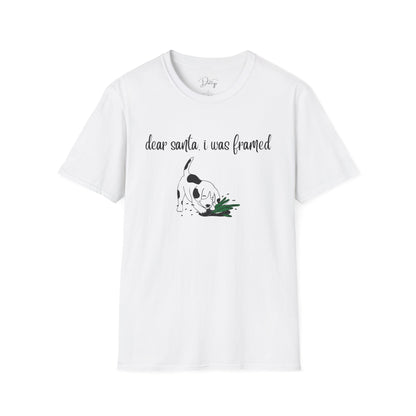 Dear Santa I Was Framed T-Shirt