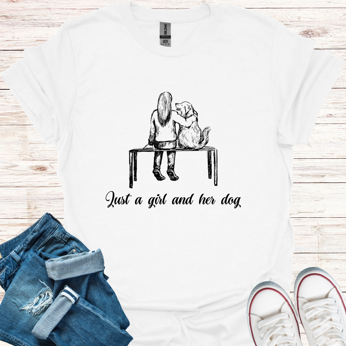 Just A Girl And Her Dog T-Shirt