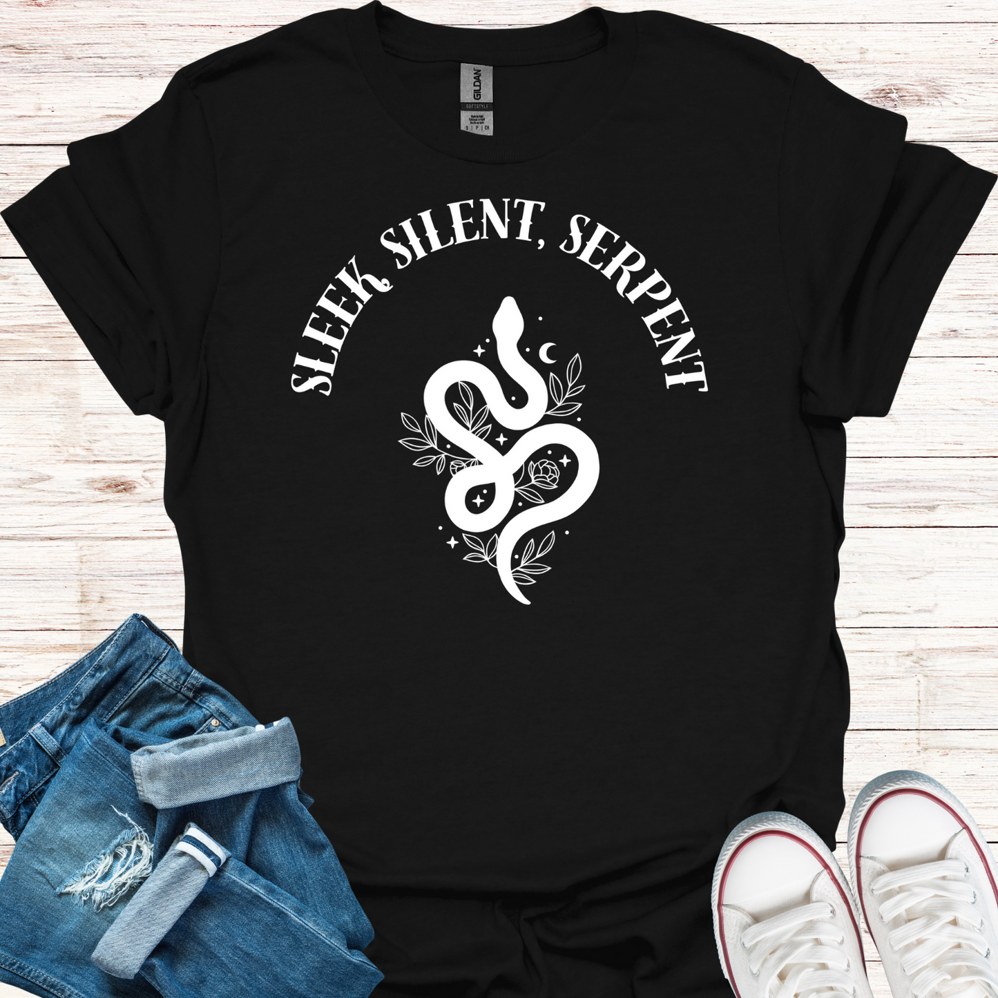 Sleek, Silent, Serpent T-Shirt