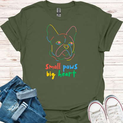 Small Paws Big Heart T-Shirt